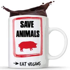 kubek-save-animals-eat-vegans-wege-prezent