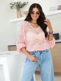 sweter-azurowy-w-serek-by-o-la-la-rozowy