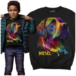 bluza-dziecieca-pies-chocolate-milosnik-3d