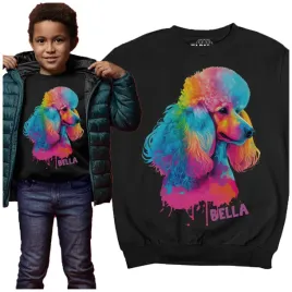 bluza-dziecieca-pies-pudel-efekt-3d-prezent