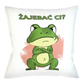 poduszka-zajebac-ci-prezent-smieszny-zaba-zabka