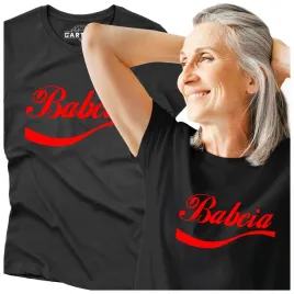 koszulka-damska-czerwony-napis-prezent-dla-babci