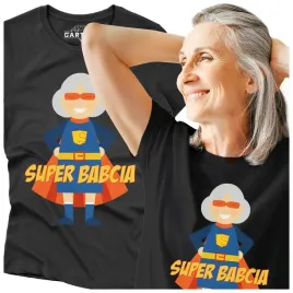 koszulka-damska-super-babcia-prezent-dzien-babci
