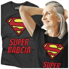 koszulka-damska-super-babcia-prezent-dzien-babci