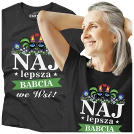 koszulka-damska-najlepsza-babcia-we-wsi-prezent