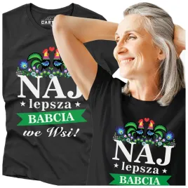 koszulka-damska-najlepsza-babcia-we-wsi-prezent