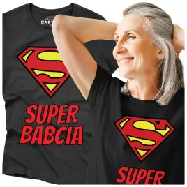 koszulka-damska-super-babcia-prezent-dzien-babci
