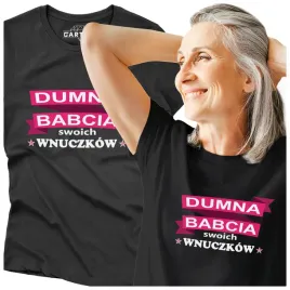 koszulka-damska-dumna-babcia-wnuczkow-prezent