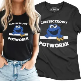 koszulka-damska-ciasteczkowy-potworek-swiateczna
