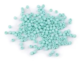 koraliki-plastikowe-color-mietowy-mat-4mm-100szt