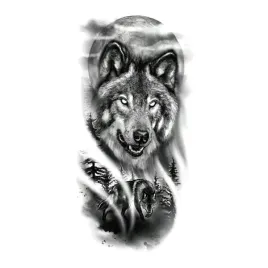 tatuaz-zmywalny-tymczasowy-wodny-wilk-zmora