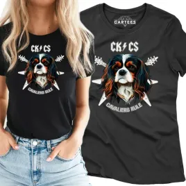 koszulka-damska-cavaliers-rule-smieszny-tshirt