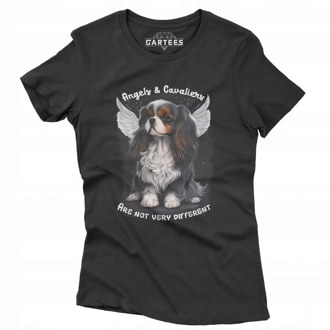 koszulka-damska-cavalier-aniolek-slodki-tshirt-stan-nowy