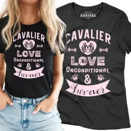 koszulka-damska-cavalier-love-forever-piesek