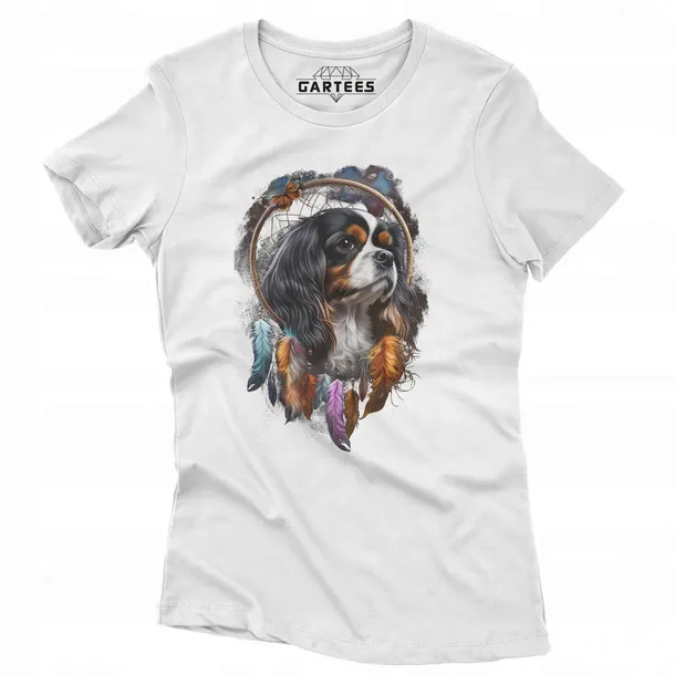 koszulka-damska-magiczny-cavalier-tshirt-z-psem-marka-inna