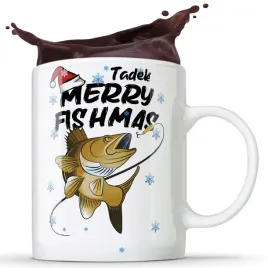 kubek-bialy-merry-fishmas-dla-wedkarza-prezent
