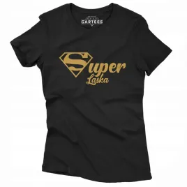 koszulka-damska-super-laska-smieszne-dla-kobiety