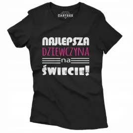 koszulka-damska-najlepsza-dziewczyna-na-swiecie