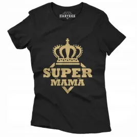 koszulka-damska-super-mama-z-korona-prezent-bluzka