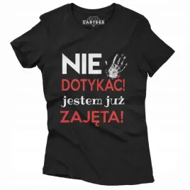 koszulka-damska-nie-dotykac-jestem-zajeta-prezent