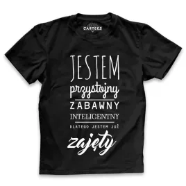 koszulka-meska-przystojny-dlatego-jestem-zajety