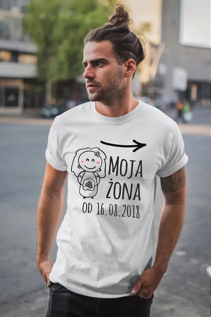 koszulka-meska-moja-zona-od-data-slubu-tshirt-stan-nowy