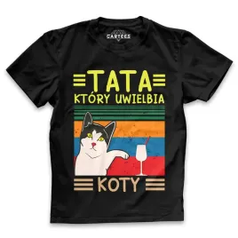 koszulka-meska-tata-ktory-uwielbia-koty-prezent