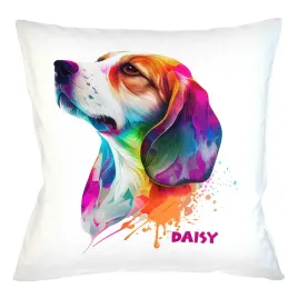 poduszka-pies-beagle-prezent-imie-personalizacja