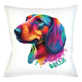 poduszka-pies-jamnik-imie-prezent-personalizacja