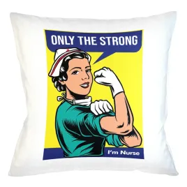 poduszka-only-the-strong-i-m-nurse-pielegniarka