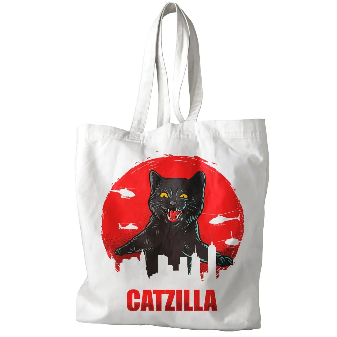 torba-godzilla-catzilla-milosnik-kotow-prezent-stan-nowy