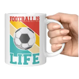 kubek-football-is-life-tishirt-fan-pilki-prezent