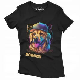 koszulka-damska-pies-golden-retriver-efekt-3d