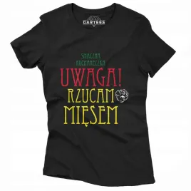 koszulka-damska-smaczna-kuchareczka-rzucam-miesem