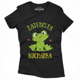 koszulka-damska-zajebista-kucharka-smieszne-tshirt