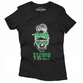 koszulka-damska-stoned-to-the-hone-marihuana