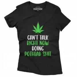 koszulka-damska-can-t-talk-right-now-doing-weed