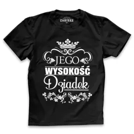 koszulka-meska-jego-wysokosc-dziadek-prezent