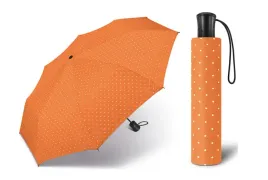 automatyczna-parasolka-happy-rain-pomaranczowa-w-groszki