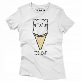 koszulka-damska-super-prezetn-ice-cat-grafika