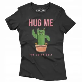 koszulka-damska-hug-me-for-lover-only-kot-kaktus