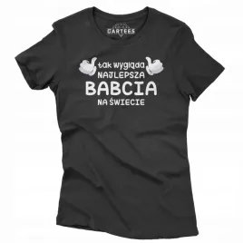koszulka-damska-napis-tak-wyglada-najlepsza-babcia