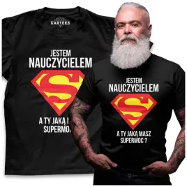 koszulka-meska-super-nauczyciel-prezent-dzien