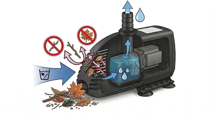pompa-fontannowa-oczko-staw-kaskada-strumyk-wodospad-5000l-h-100w-cicha-wydajnosc-pompy-l-h-2501-5000-l-h-stan-nowy