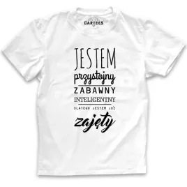 koszulka-meska-napis-przystojny-zabawny-zajety