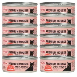 comfy-premium-mousse-karma-mokra-puszka-dla-kota-z-wolowina-zestaw-12x85g