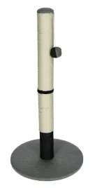 kerbl-drapak-dla-kota-stabilny-slupek-wysoki-80cm-opal-pro-z-zabawka-szary