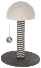 kerbl-drapak-dla-kota-funghi-42cm-szaro-bialy-grzybek-z-zabka-sizal