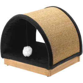 ecomfy-drapak-half-moon-polokragly-budka-bezowy