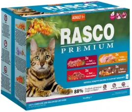 rasco-premium-adult-cat-mix-saszetka-kota-zestaw-saszetek-rozne-12x85g
